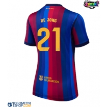 Ženski Nogometni dresi Barcelona Frenkie de Jong #21 Domači 2026-27 Kratek Rokav